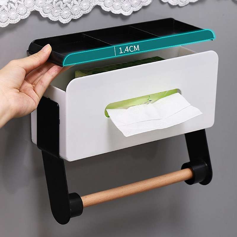 Spice Rack for Refrigerator Kitchen Storage Rack Paper Holder White