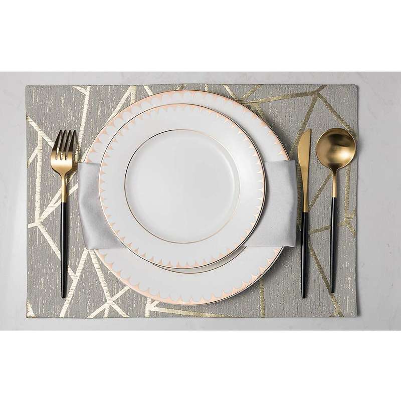 Cloth Placemats for Dining Table Woven Design Place Mats A