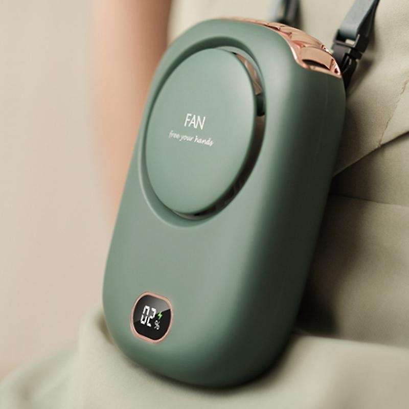 Fan Mini Usb Cooler Rechargeable Ventilador Handheld Silent Green