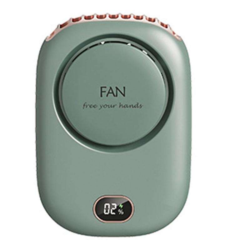 Fan Mini Usb Cooler Rechargeable Ventilador Handheld Silent Green