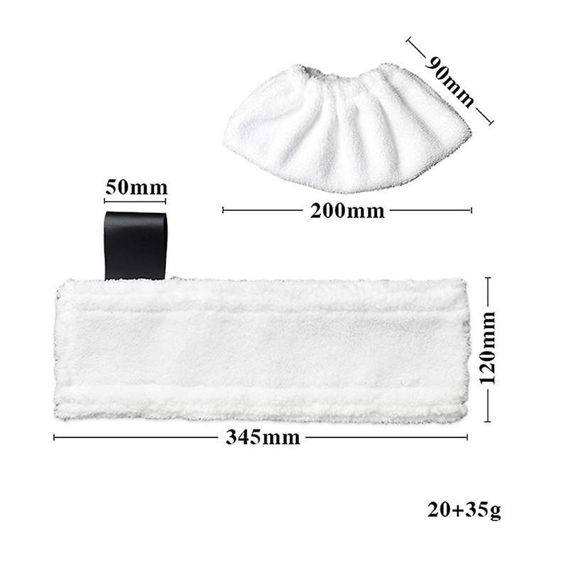 4pcs Suitable for Karcher Steam Mop Cloth Cover Cleaning Pad