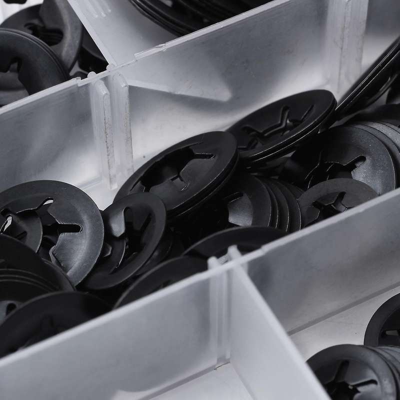 280pcs Tooth Starlock Push On Locking Washers Speed Clips Washers
