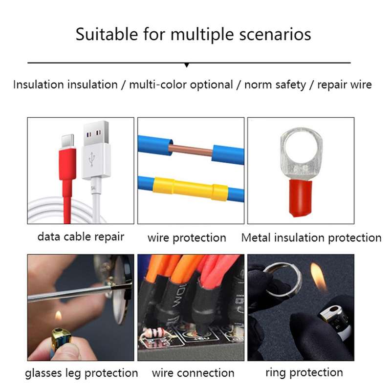 800pcs Heat Shrinkable Tube,electrical Cable Sleeve Combination