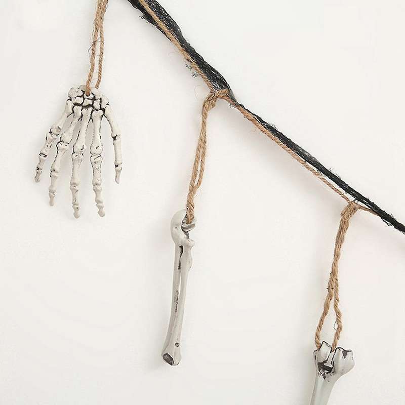 Halloween Garland Decoration Halloween Hanging String Hand Bone