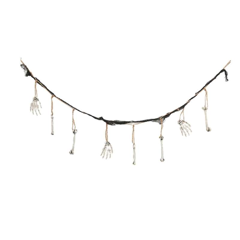 Halloween Garland Decoration Halloween Hanging String Hand Bone