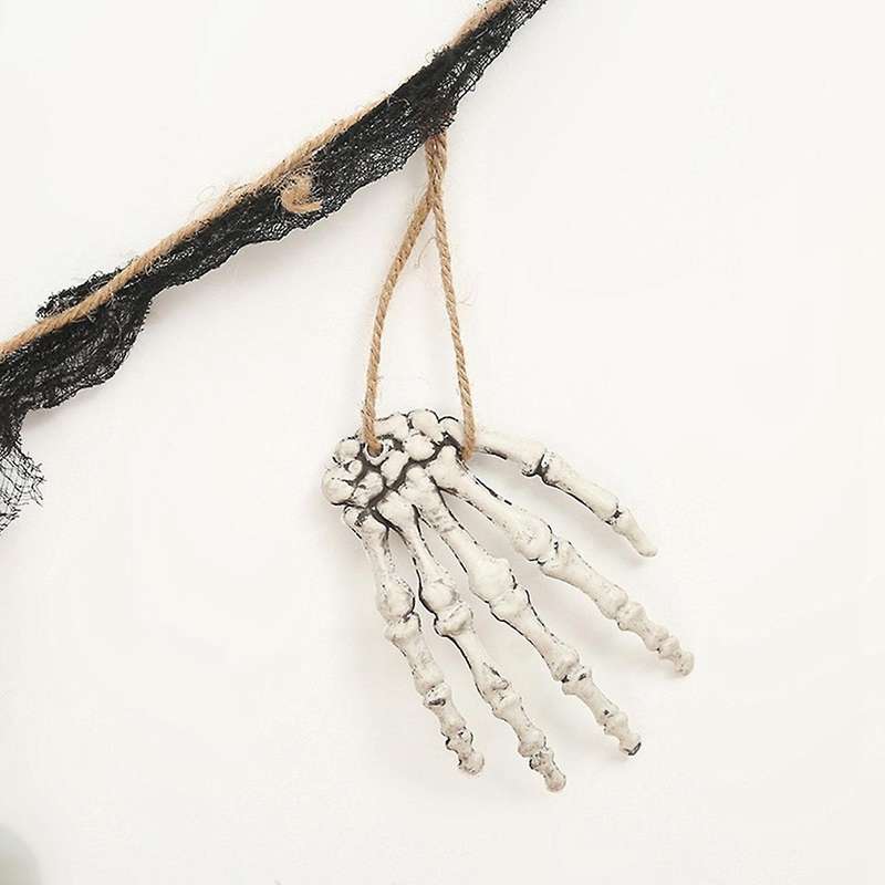 Halloween Garland Decoration Halloween Hanging String Hand Bone