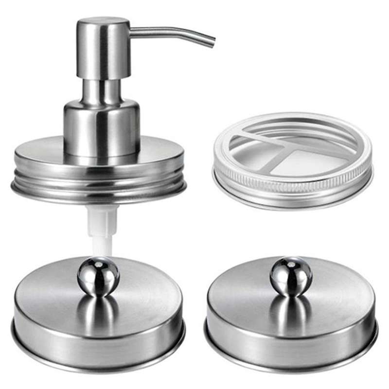 Mason Jar Bathroom Accessories,without Jar,soap Dispenser