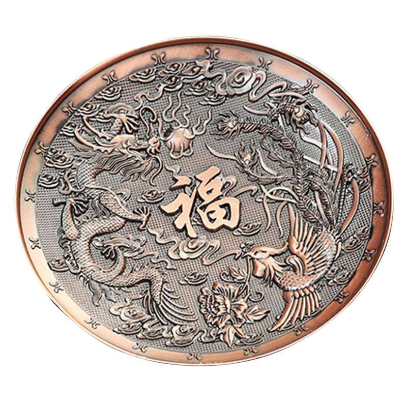 Plate Small Candle Holder,metal Christmas Tea Light Holder (copper)