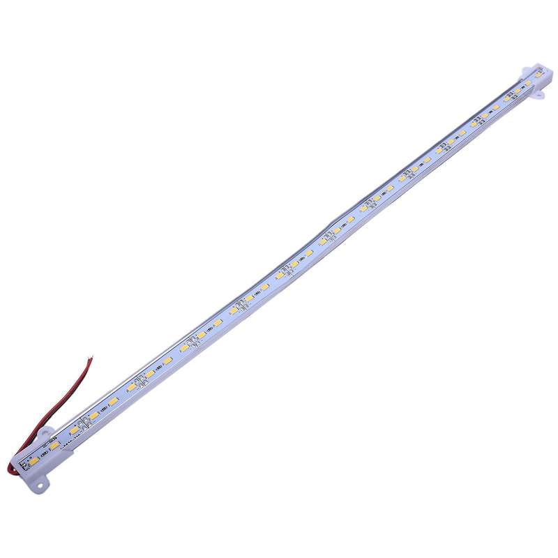 5x 50cm 12v 36 Led 5630 Smd Hard Strip Light Aluminum Warm White