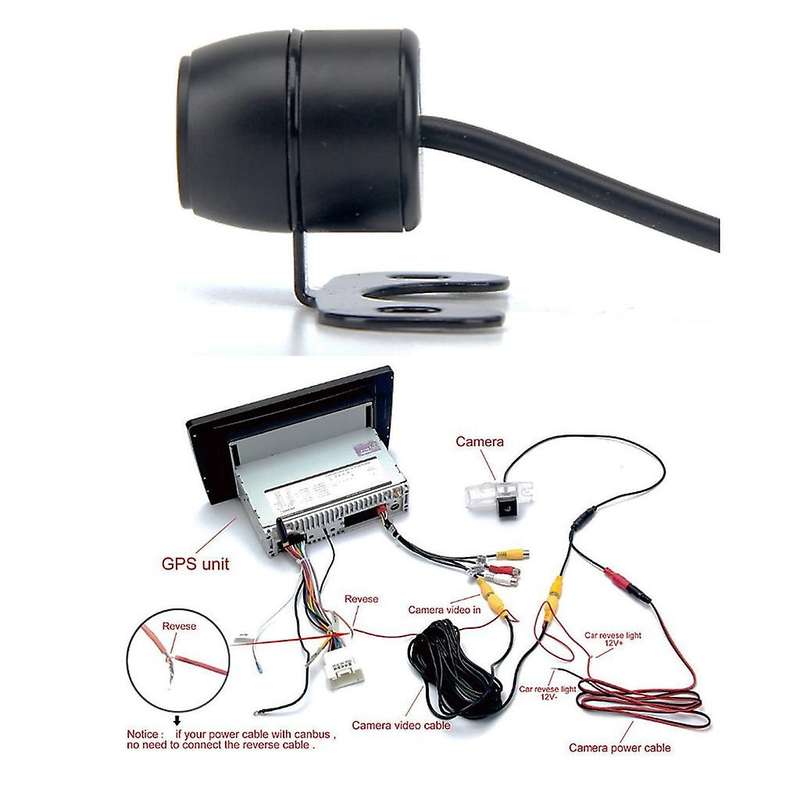 Car Hidden License Plate Car Reversing Rear View Camera Waterproof Hd