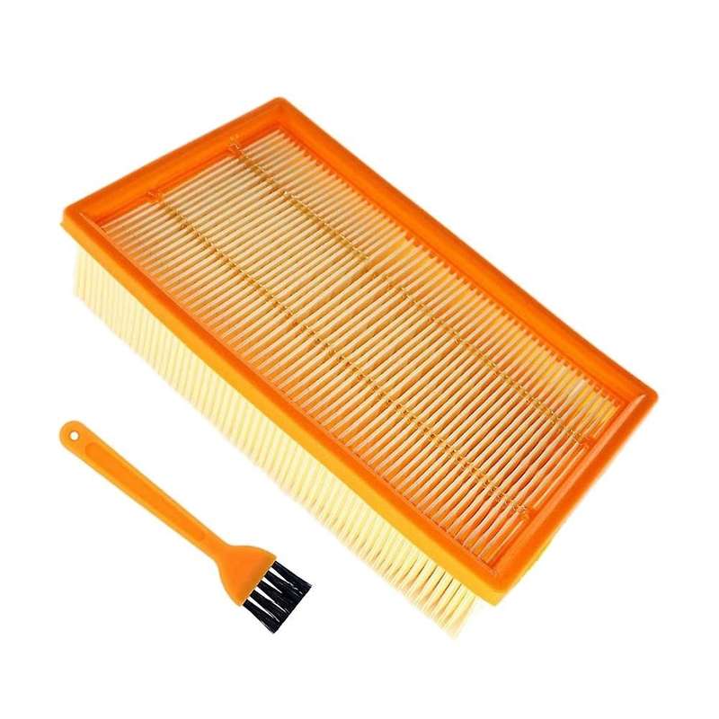 Flat Pleated Filter Flat Filter Replacement for Karcher Nt 25/1 , Nt