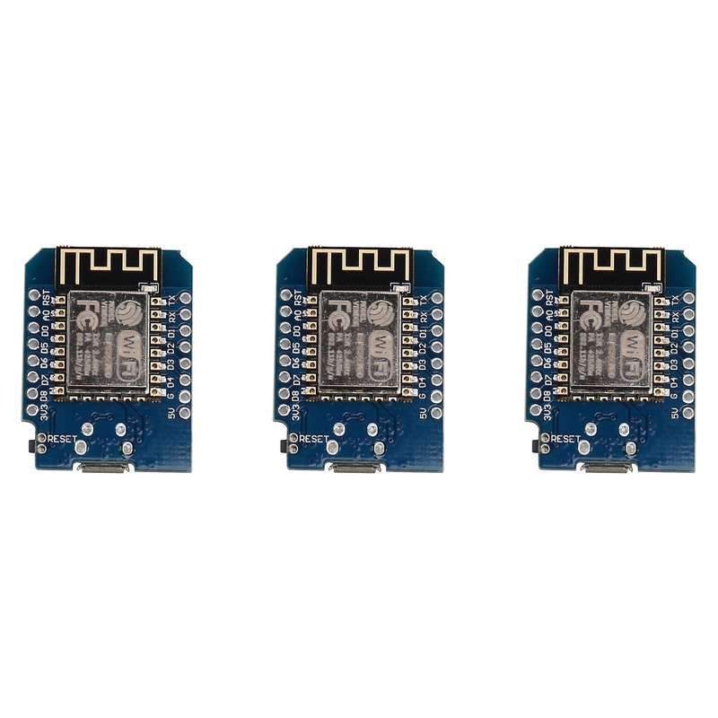 3 Pcs D1 Mini Wlan Wifi Internet Development Board for Arduino, Wemos