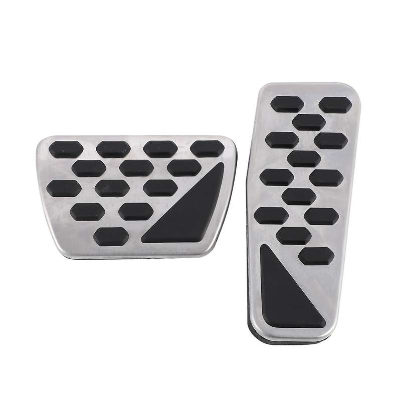 Stainless Steel Pedal Kit for 2018-2019 Jeep Wrangler Jl Models,2 Pcs