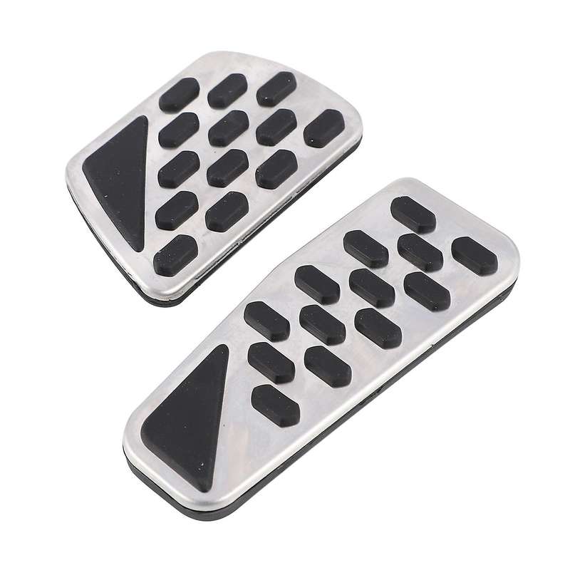Stainless Steel Pedal Kit for 2018-2019 Jeep Wrangler Jl Models,2 Pcs