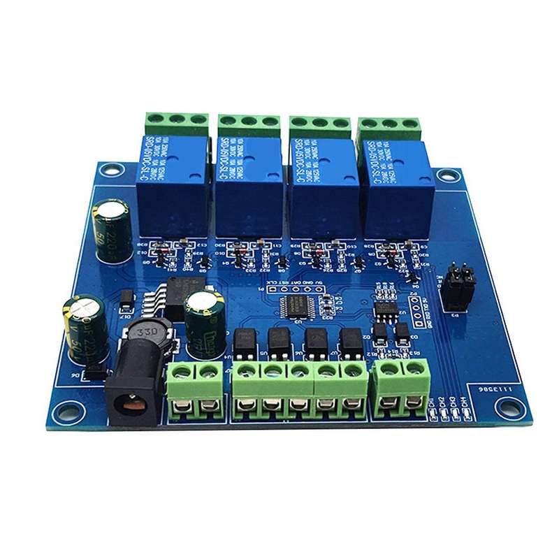 Modbus Rtu 4 Way Relay Module 7-24v Relay Module Switch Rs485/ttl