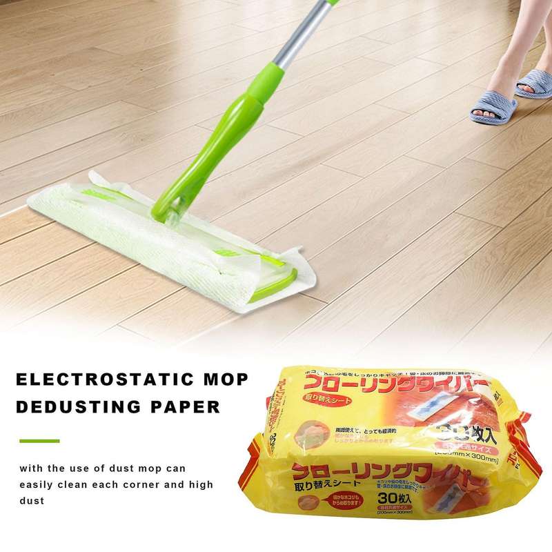 Disposable Microfibre Electrostatic Floor Cloths for Flat Mop 3 Packs