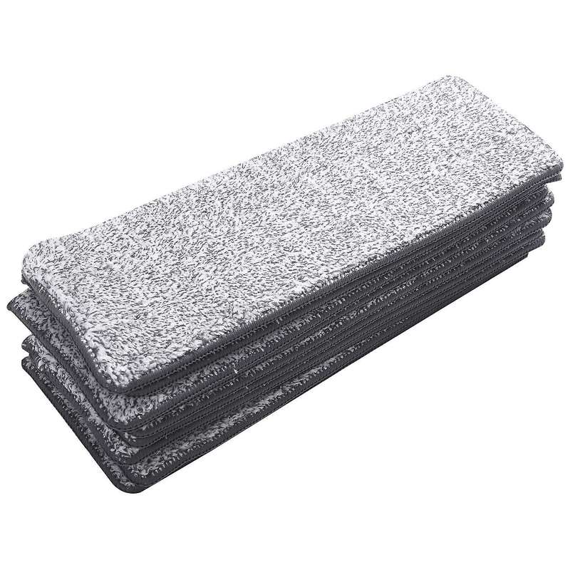 10pcs Microfiber Mop Pads House Kitchen Floor Cleaning Flat Mop L