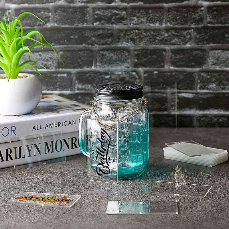 20pcs Hanging Labels Blank with Mark Pen for Storage Bins Kitchen