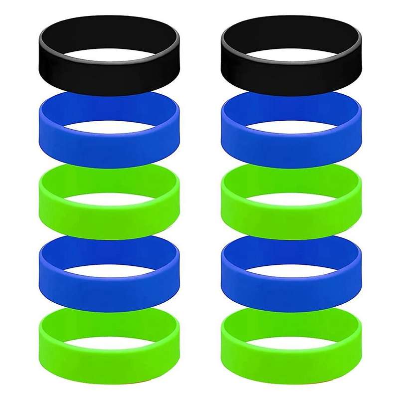 10pcs 65mm Silicone Bands for Bottle Cup Diy