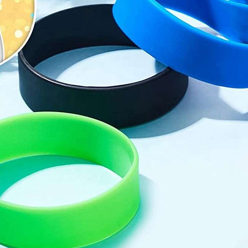 10pcs 65mm Silicone Bands for Bottle Cup Diy