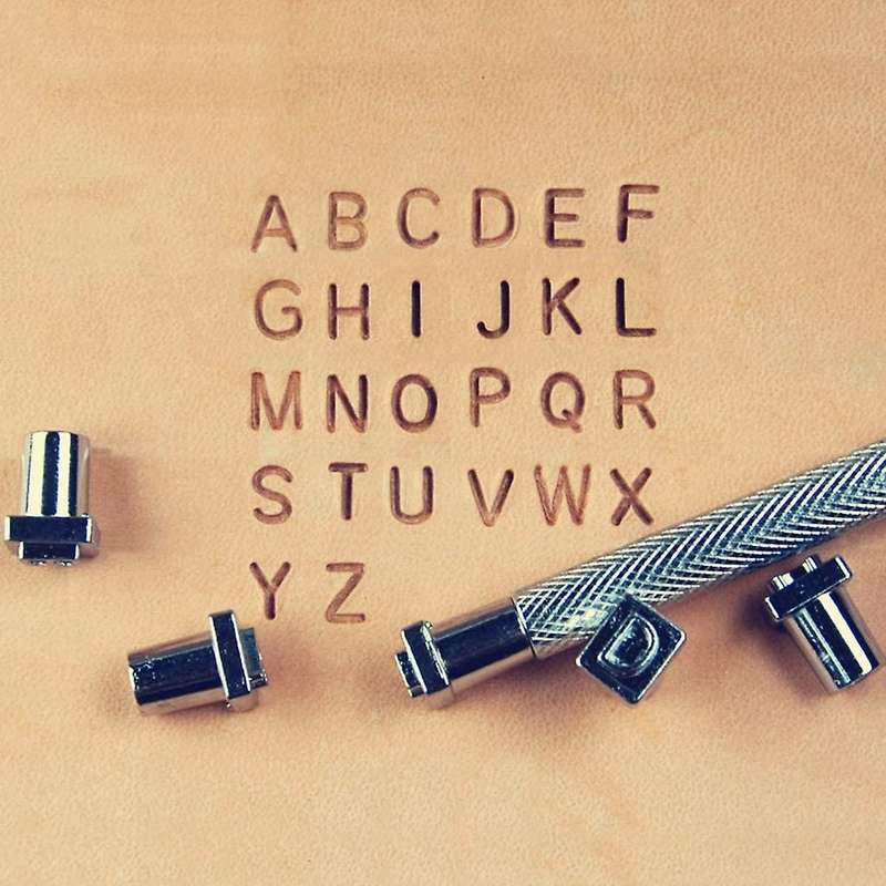 Capital Letters and Numbers Stamp Set, 6mm Leather Craft(6.5mm-36pcs)