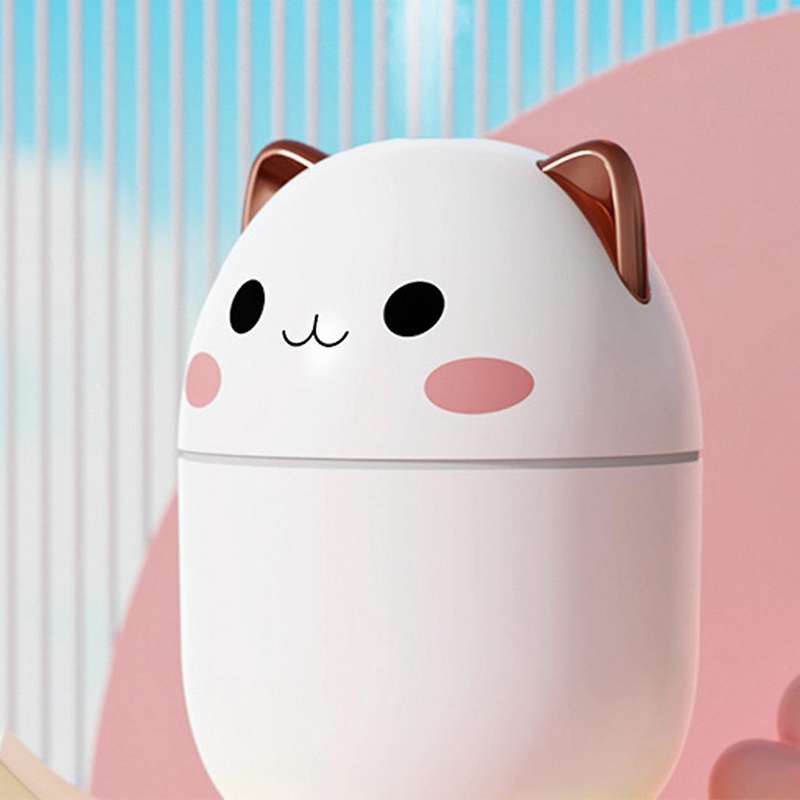 200ml Air Humidifier Cute Aroma Diffuser with Night Light Cold Mist A