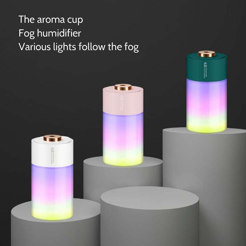 300ml Usb Silent Air Humidifier Aroma Diffuser for Home Car B