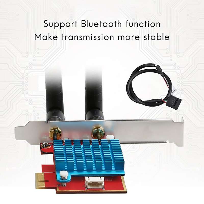 Pcie-1x to M.2 Ngff-ekey Mini Pcie Laptop Wifi Net Card Adapter Card