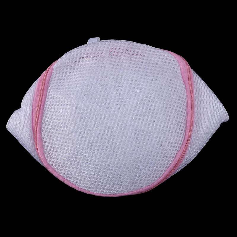Filets A Linge Lot De 3, Proteger 15 Cm H X 17cm Dia (blanc + Rose)