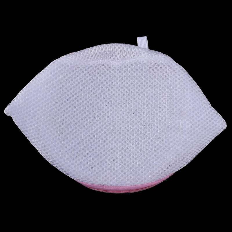 Filets A Linge Lot De 3, Proteger 15 Cm H X 17cm Dia (blanc + Rose)