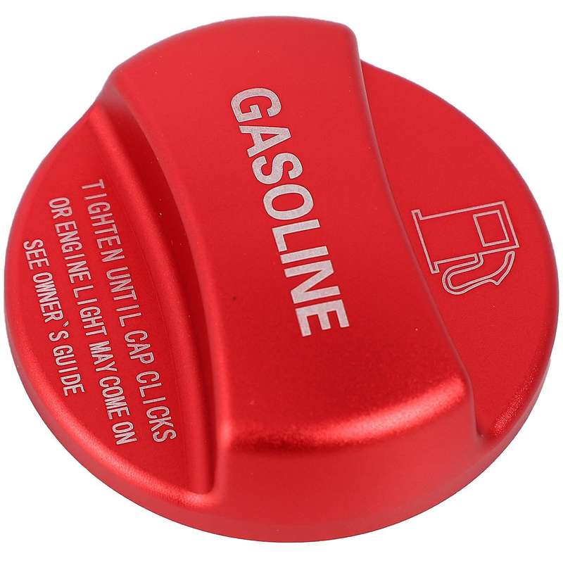 Aluminum Alloy Fuel Tank Cap Cover Trim for Bmw X1(red Gasoline)