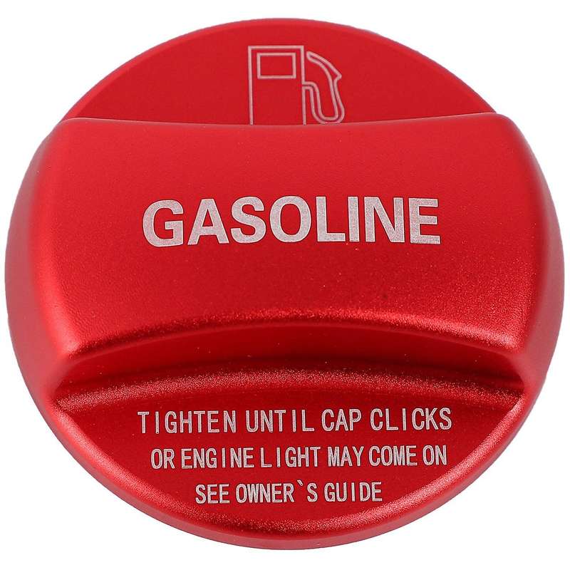 Aluminum Alloy Fuel Tank Cap Cover Trim for Bmw X1(red Gasoline)