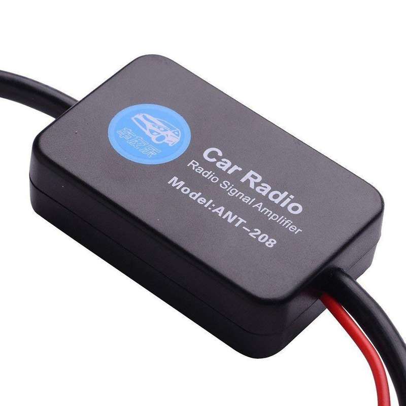 2x for Universal 12v Auto Car Radio Fm Antenna Signal Amp Amplifier