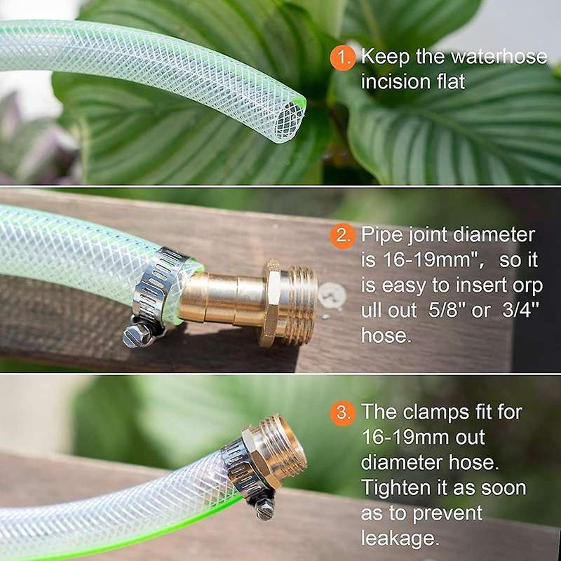 Garden Hose Repair Kit, Aluminum Garden Hose Connector