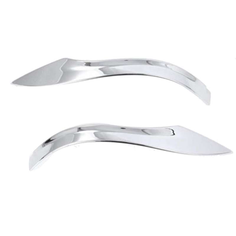 Chrome Rearview Mirror Trim Strip Sticker Decoration