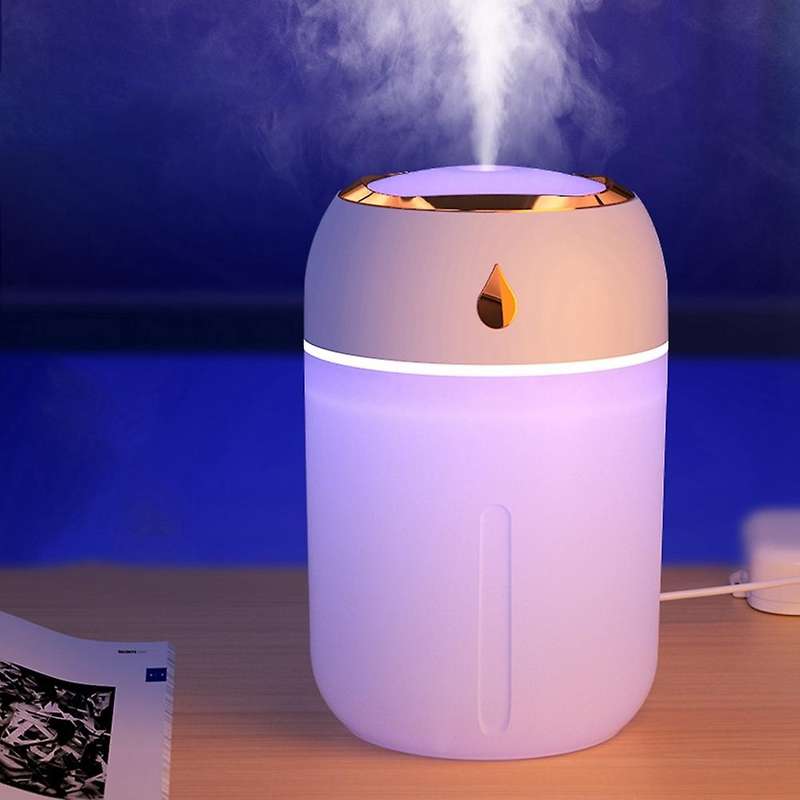330 Ml Cool Mist Mini Humidifier Desk Humidifier for Bedroom Office A