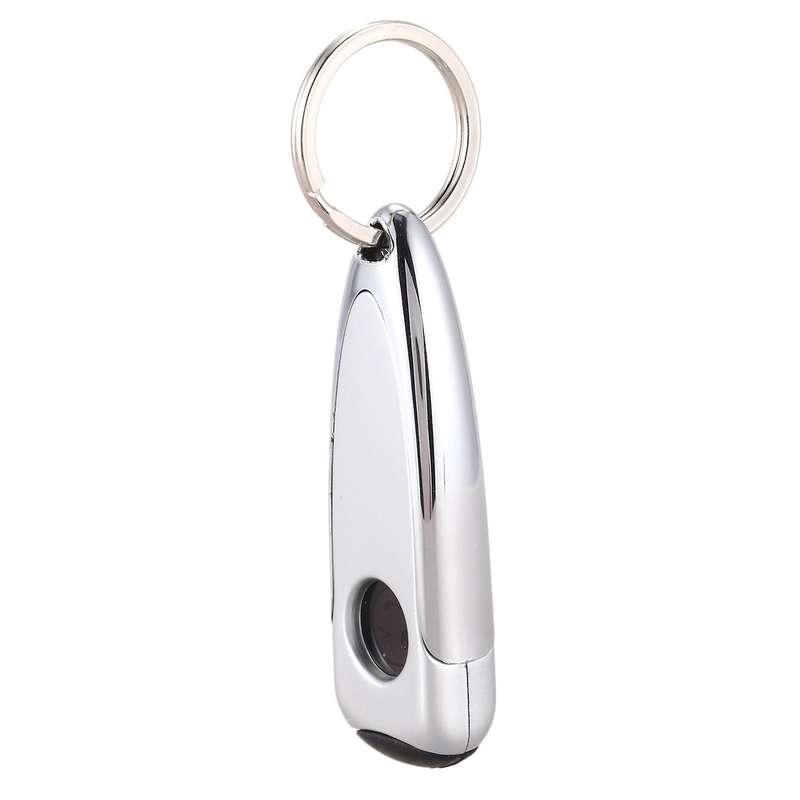 Silver Tone Lcd Anti-static Static Discharger with Metal Keyring