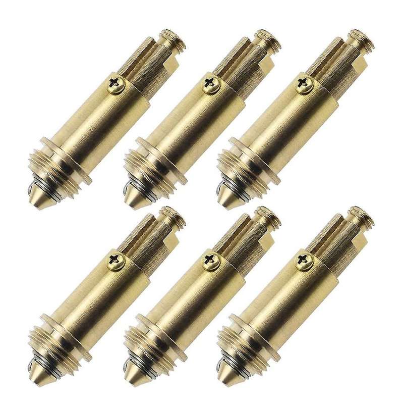 6 Pcs Sink Plug Basin Bath Waste Click Clack Spring Brass Plug Bolt