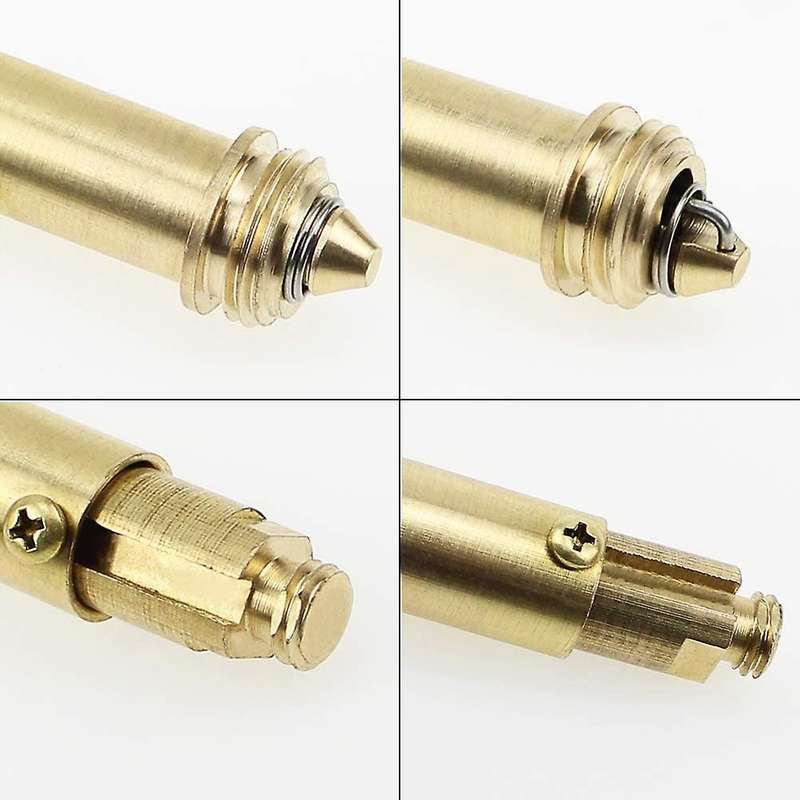 6 Pcs Sink Plug Basin Bath Waste Click Clack Spring Brass Plug Bolt