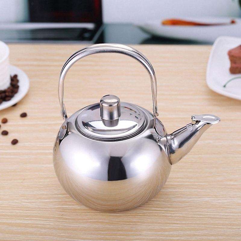 1pc Outdoor Indoor Stainless Steel Teapot Fast Boil Water Stovetop