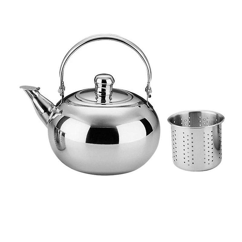 1pc Outdoor Indoor Stainless Steel Teapot Fast Boil Water Stovetop