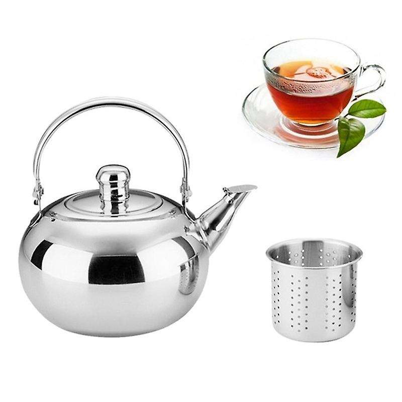 1pc Outdoor Indoor Stainless Steel Teapot Fast Boil Water Stovetop