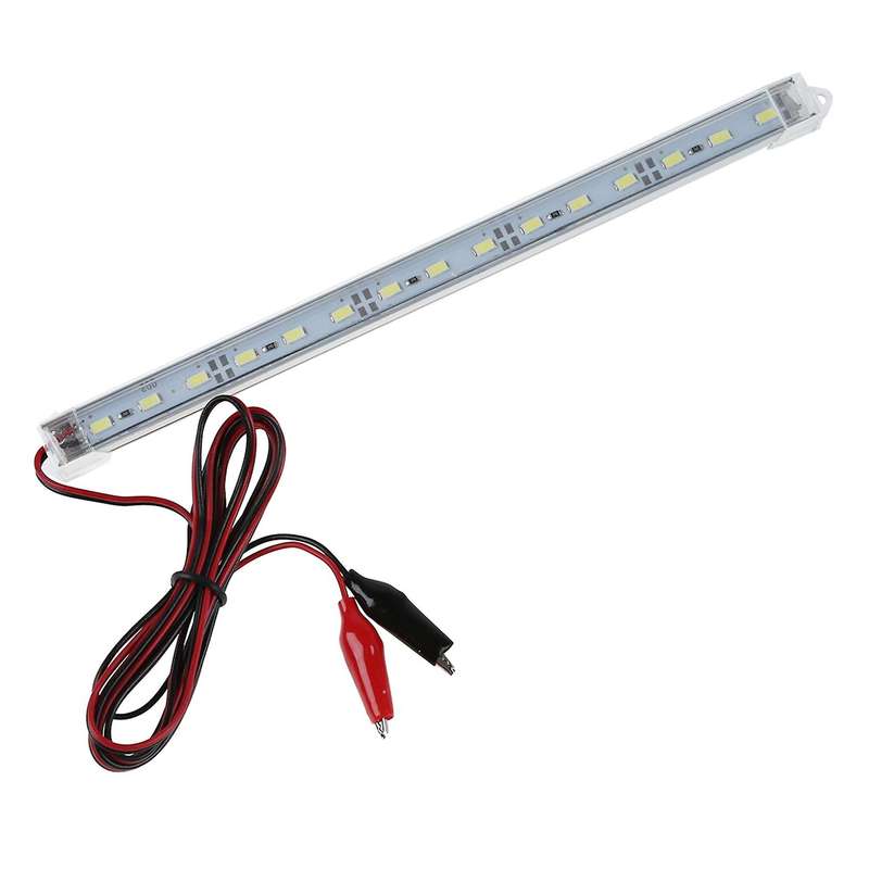 4pc 12v Car 15 Led 5630 Smd Interior Light Strip Lamp Bar