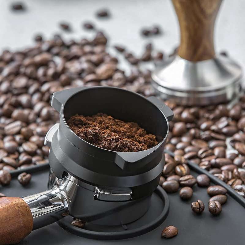 Barista Coffee Dosing Funnel for 54mm Breville Portafilter -silver