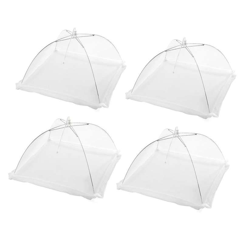 4 Pack Pop-up Mesh Screen Food Cover Tent Umbrella,food Cover Net