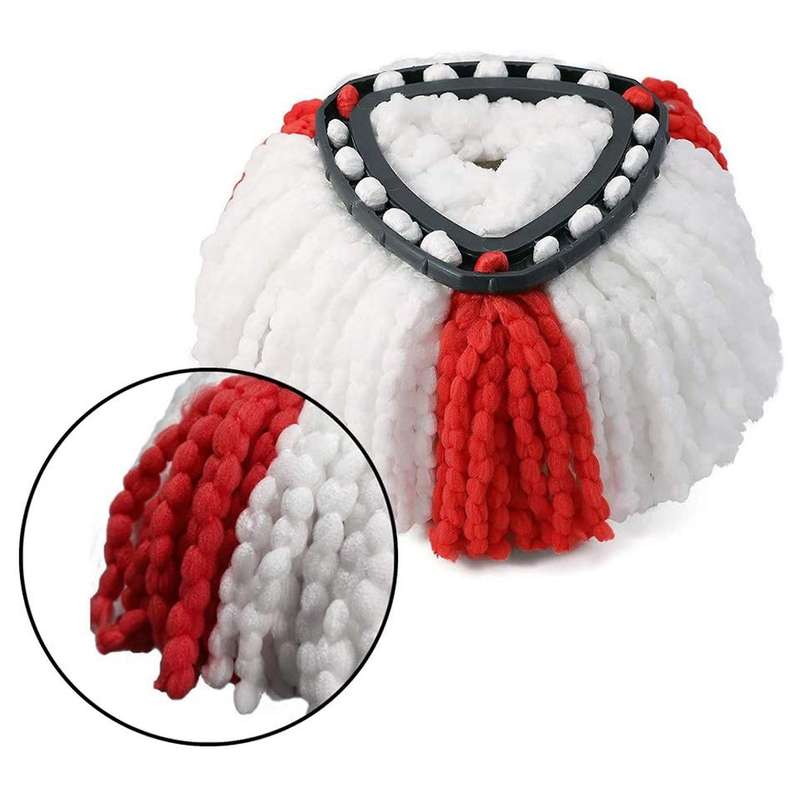 For Vileda O-cedar Rotary Triangular Mop Head Cloth (3 Pcs)