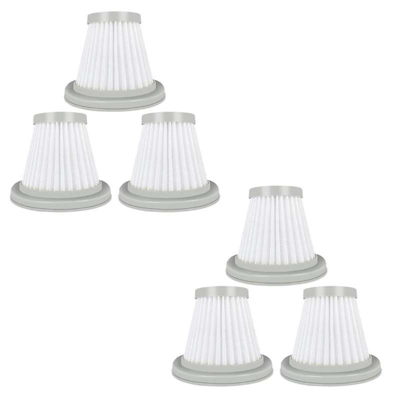 6pcs Hepa Filter for Deerma Dx118c Dx128c Vacuum Cleaner Accessories