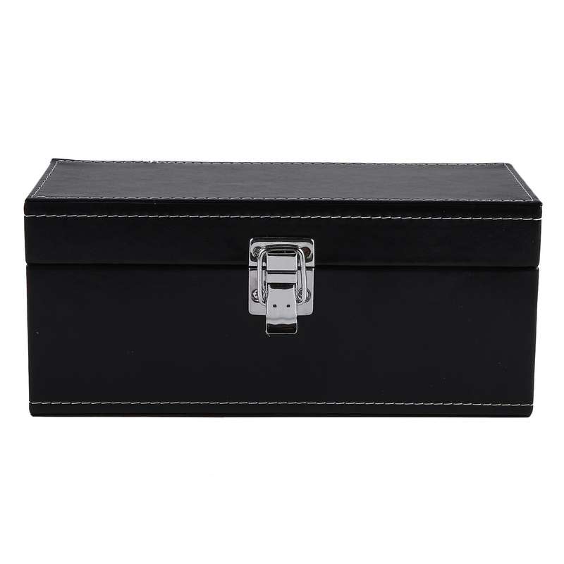 Storage Box Coin Slab Jewelry Pu Compound Plywood Style Bundle Coins