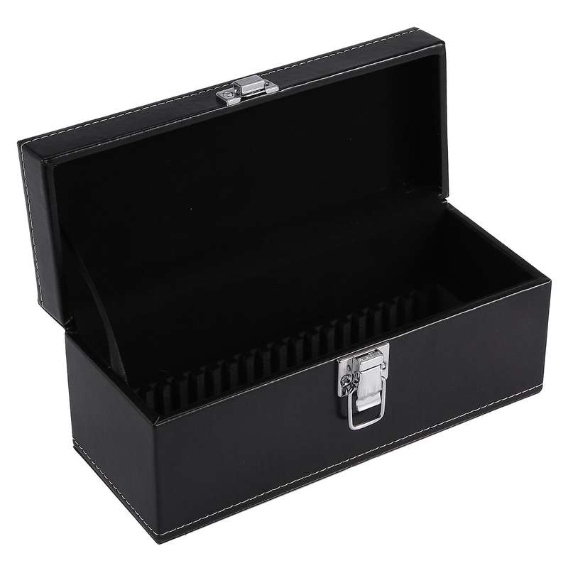 Storage Box Coin Slab Jewelry Pu Compound Plywood Style Bundle Coins