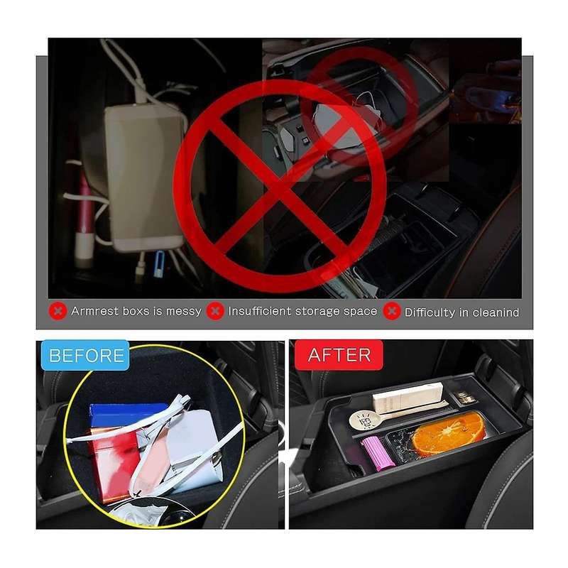 Central Console Armrest Storage Box Tray for Genesis G70 2019-2021
